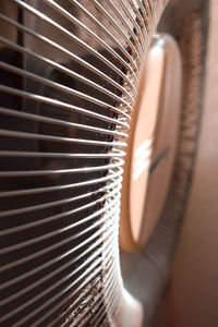 Detail shot of electric fan