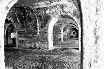 Low angle view of old building