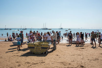 People at beach