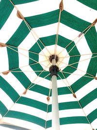 Low angle view of umbrella