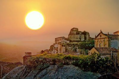 Old buildings in sicily