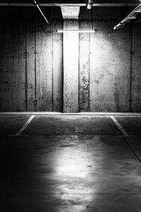 Interior of abandoned building