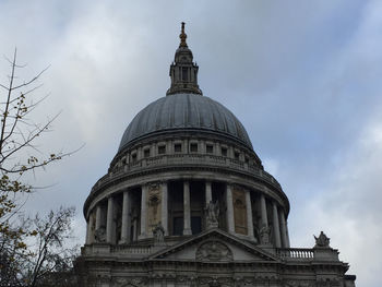 Low angle view of historical building against sky