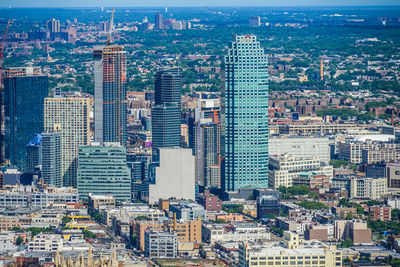 Aerial view of cityscape