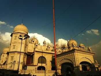 Low angle view of cathedral against sky