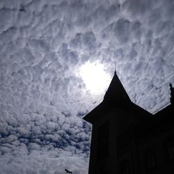 Low angle view of building against sky