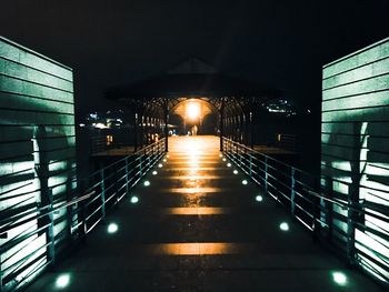 Illuminated tunnel