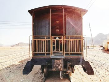 Old locomotive wagon