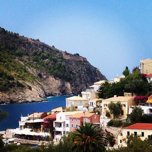 Houses in the sea