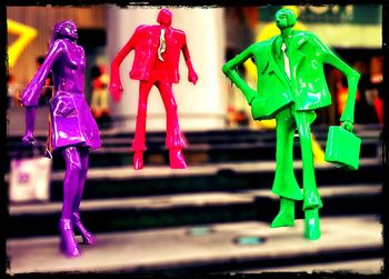 Close-up of blue red flower