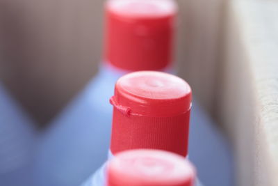 Close-up of red cup