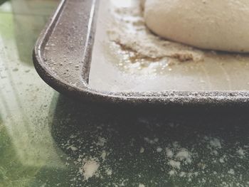 Close-up of food on table