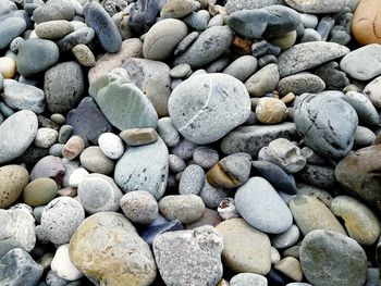 Full frame shot of pebbles