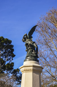 Low angle view of statue