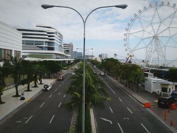 Traffic on city street