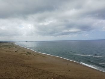 Scenic view of calm sea against sky