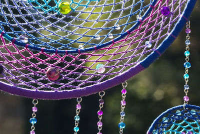 Close-up of dreamcatcher