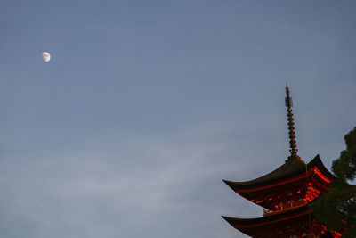 Low angle view of building against sky