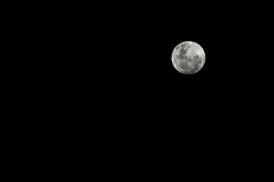 Close-up of moon against dark sky