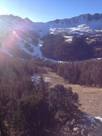 Scenic view of mountains