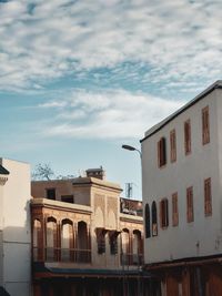 Low angle view of building against sky