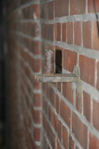 Close-up of brick wall