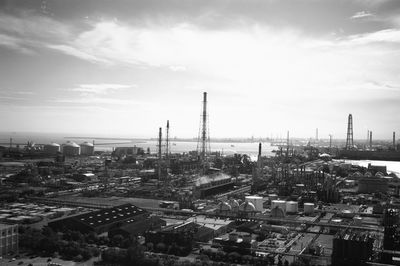 Aerial view of cityscape