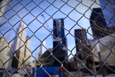Close-up of chainlink fence
