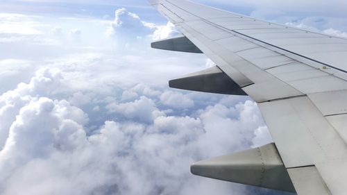 Aerial view of cloudscape against sky