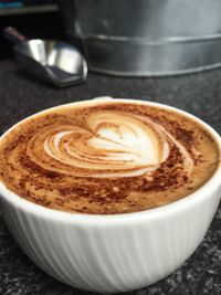 Close-up of coffee cup