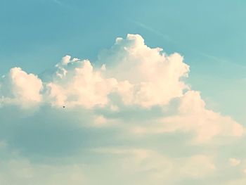 Low angle view of clouds in sky