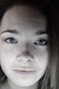 looking at camera