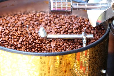 Close-up of coffee beans