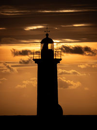 Lighthouse at sunset