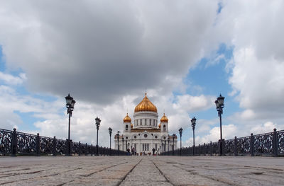 Panoramic view of building against sky