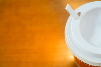 Close-up of drink on table