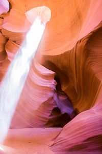 Rock formations in the canyon