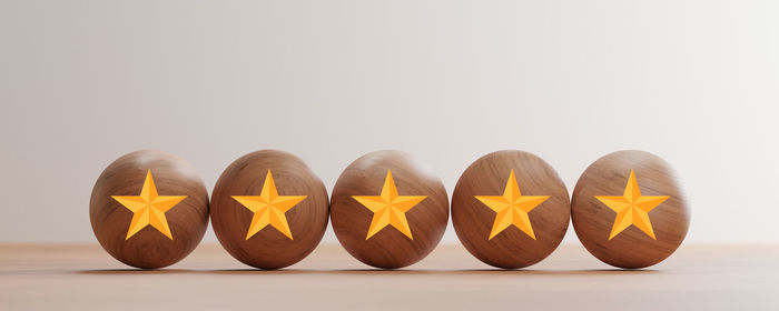 Close-up of pastries against white background