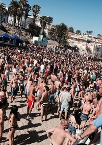 Strand party on beach