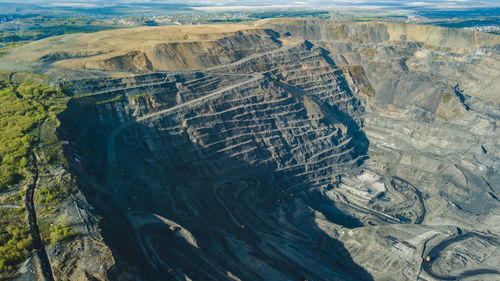 Aerial view of landscape