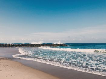 View of beach against sky