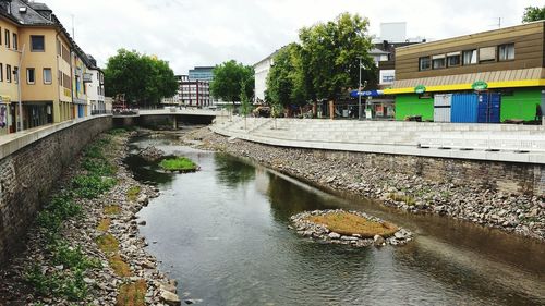 View of canal and buildings