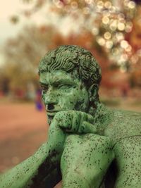 Close-up of statue