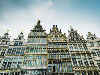 Grand market square in antwerp, belgium