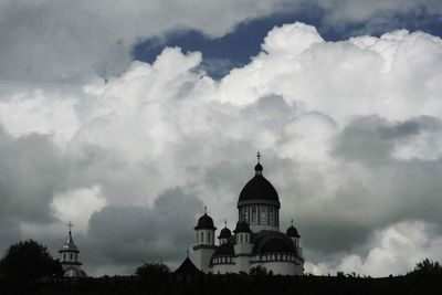 Panoramic view of buildings against sky