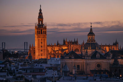 Buildings in city