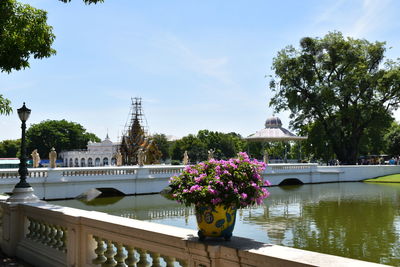 Lakes at bang pa-in royal palace