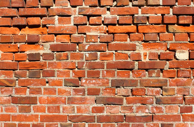 Full frame shot of brick wall