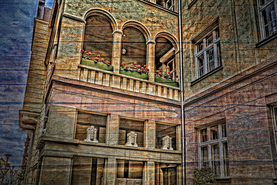 Exterior of historic building against sky