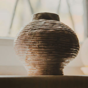 Close-up rear view of hair